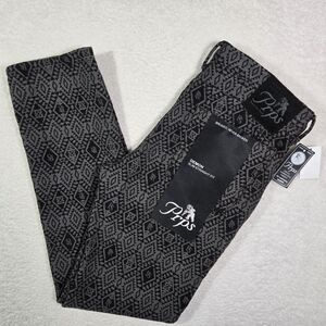 PRPS Demon Slim Straight Fit Mens 36x33 Gray Black Monogram Pants $368